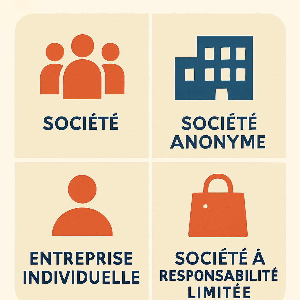 Différents types d'entreprises